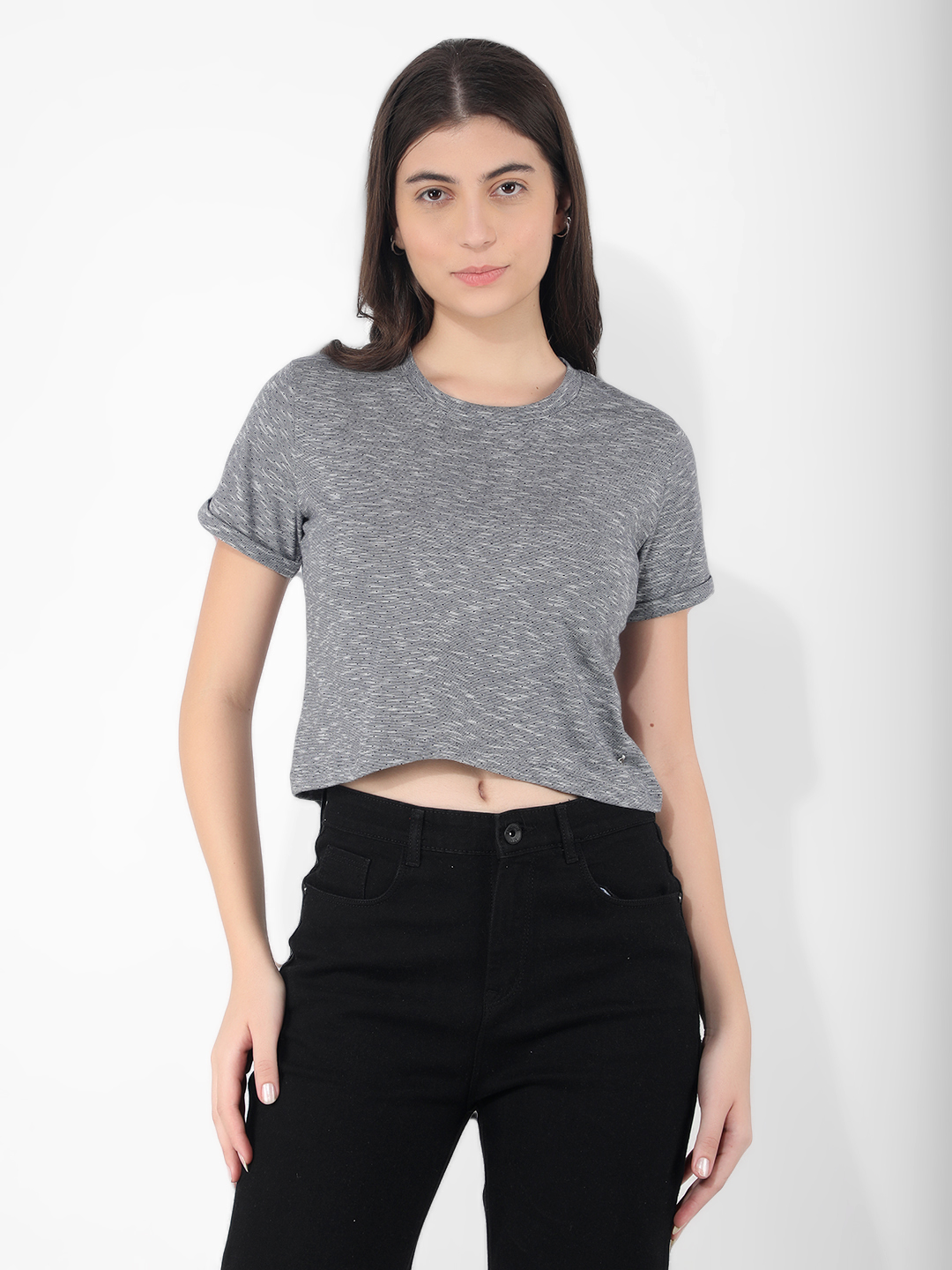 Numero Uno Women Self Design Blue Top